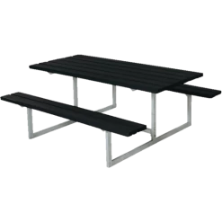 Plus Basic Bord/bænkesæt 177 Cm Sort
