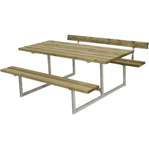 Plus Basic Bordbænkesæt Med 1 Ryglæn 177 Cm Trykimp