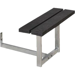 Plus Basic Påbygning Til Bord- Og Bænkesæt Replast Sort, 77 Cm