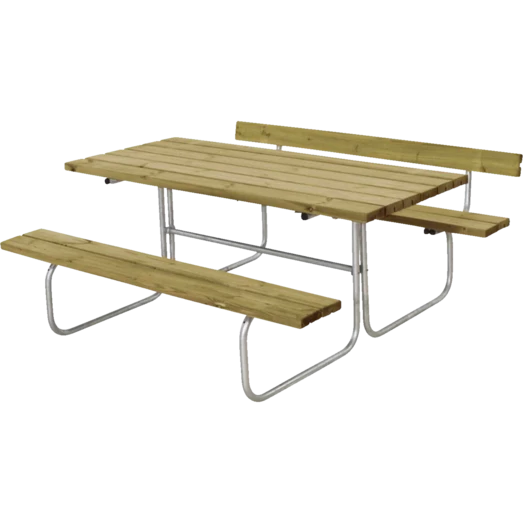 Plus Classic Bord/bænkesæt Med 1 Ryglæn 177 Cm Trykimp 3 Plus Classic Bord/bænkesæt Med 1 Ryglæn 177 Cm Trykimp