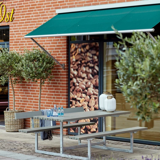 Plus Basic Bord/bænkesæt Med 1 Ryglæn 177 Cm Gråbrun - Billede 3