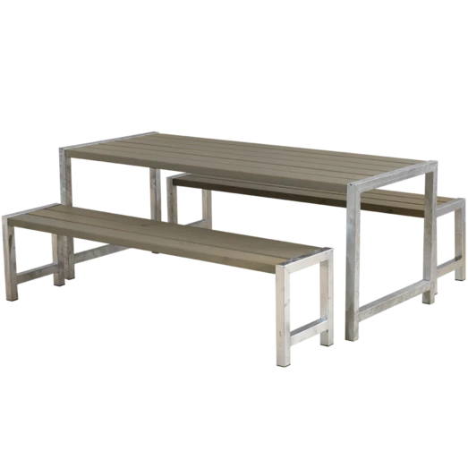 Plus Plankesæt 186 Cm Gråbrun