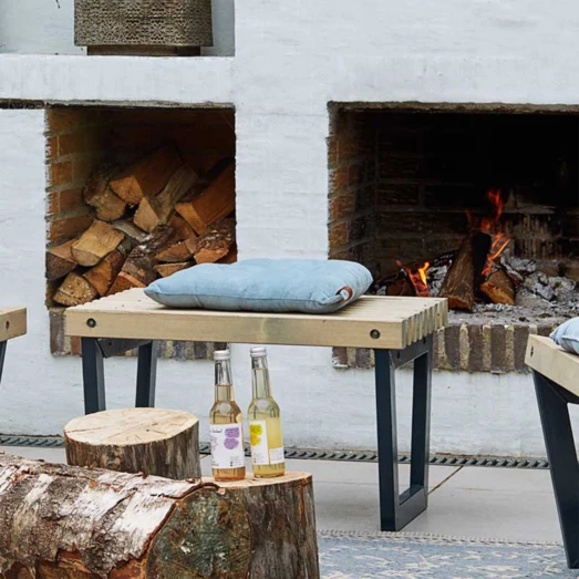 Plus Siesta Rustik Skammel/bord 80 Cm - Billede 3