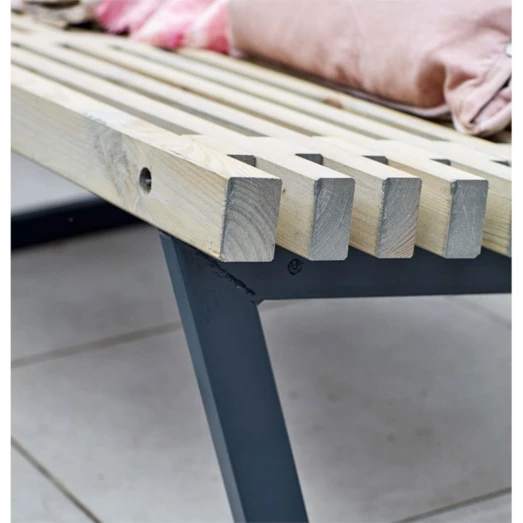 Plus Siesta Bord- Og Bænkesæt Nåletræ, 138 Cm - Billede 2