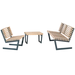 Plus Siesta Bord- Og Bænkesæt Nåletræ, 138 Cm