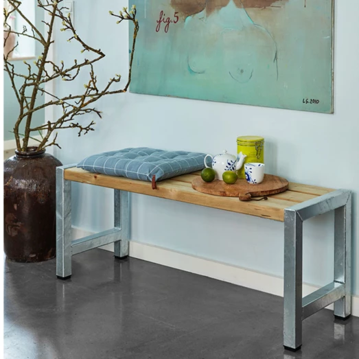 Plus Cafe Plankebænk 127 Cm Trykimp - Billede 2