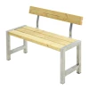 Plus Café Plankebænk Med 1 Ryglæn 127 Cm Trykimp