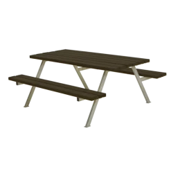 Plus Alpha Bord- Og Bænkesæt Sort