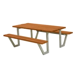 Plus Wega Bord/bænkesæt 177 Cm Teak