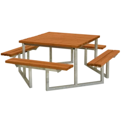 Plus Twist Bord/bænkesæt 204 Cm Teak