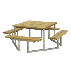 Plus Twist Bord/bænkesæt 204 Cm Lærk