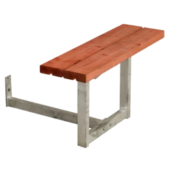 Plus Basic Påbygning Til Bord- Og Bænkesæt Teak, 77 Cm