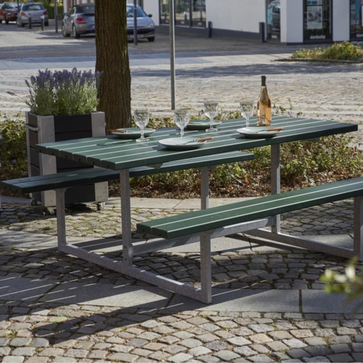 Plus Basic Bord/bænkesæt 177 Cm Grøn - Billede 4