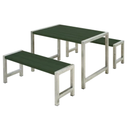 Plus Café Plankesæt 127 Cm Grøn