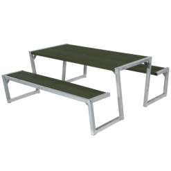 Plus Zigma Bord/bænkesæt 176 Cm Grøn