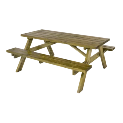 Bord- Og Bænkesæt Trykimprægneret, 177 Cm