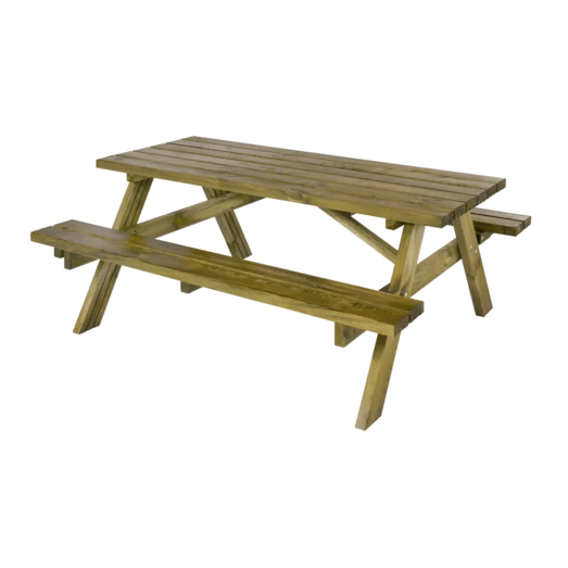 Bord- Og Bænkesæt Trykimprægneret, 177 Cm