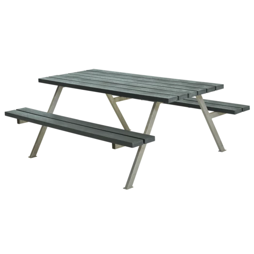 Plus Alpha Bord- Og Bænkesæt Retextil Sort