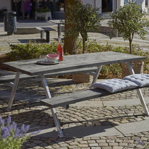 Plus Alpha Bord- Og Bænkesæt Retextil Sort - Billede 3