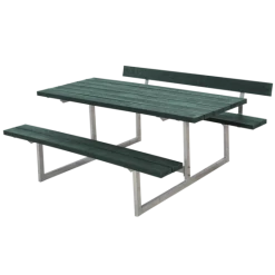 Plus Basic Bord/bænkesæt Med 1 Ryglæn 177 Cm Retextil Grøn