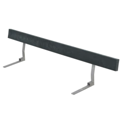 Plus Ryglæn Til Bord/bænkesæt 177 Cm Retextil Grå