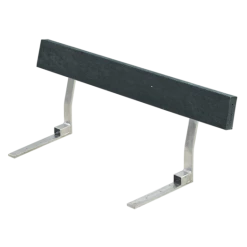 Plus Ryglæn Til Bord/bænkesæt 118 Cm Retextil Grå