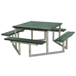 Plus Twist Bord/bænkesæt 204 Cm Retextil Grøn